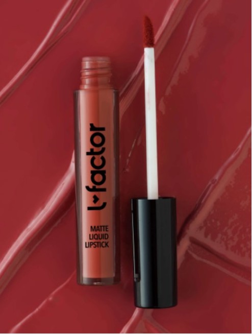 L FACTOR MATTE LIQUID LIPSTICK (POPPY'S KISS)